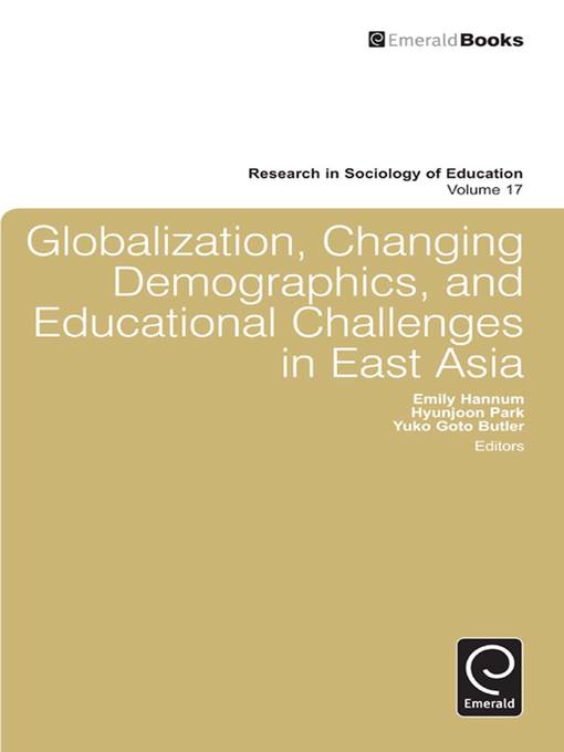 Title details for Research in Sociology of Education, Volume 17 by Emily Hannum - Wait list